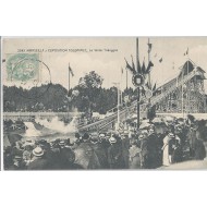 Marseille Exposition coloniale 1908,le Water Toboggan